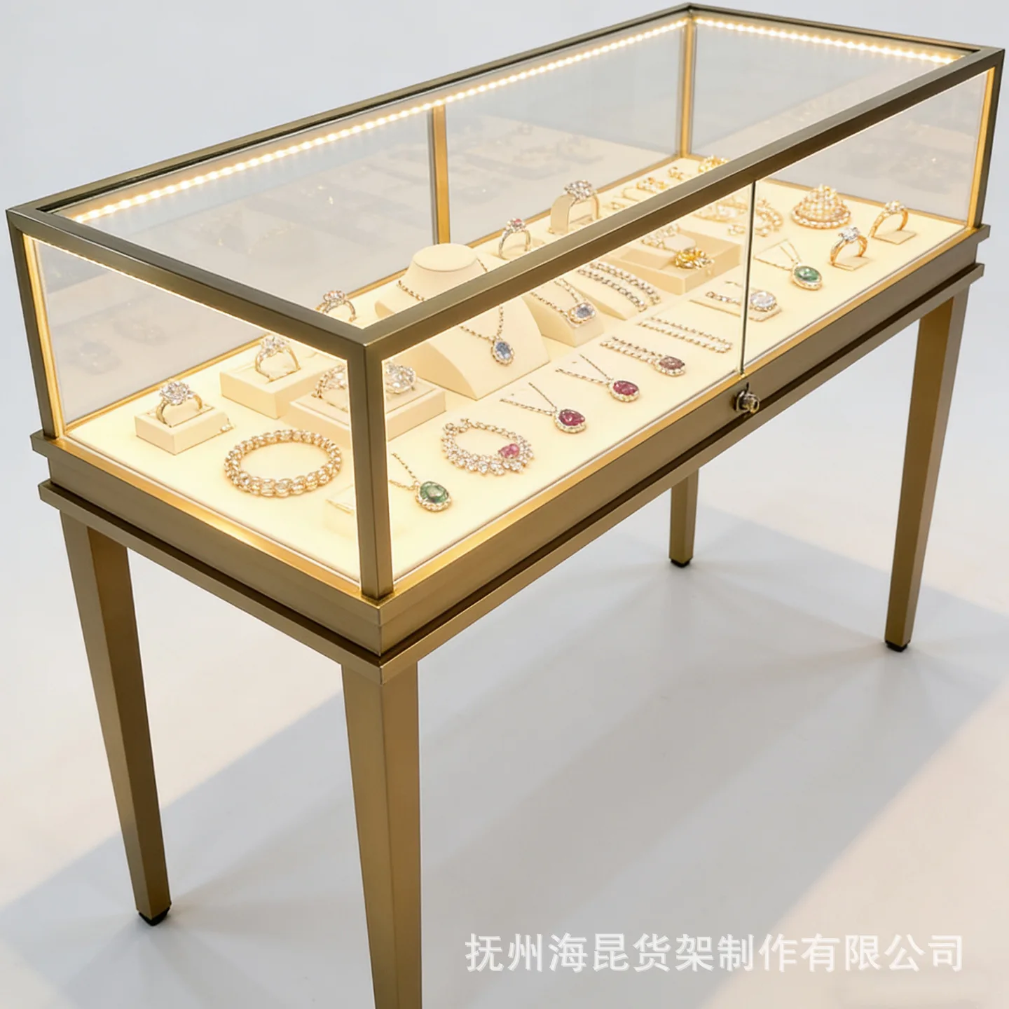 Jewelry Watches Gold - Paslanmaz Çelik Mücevher Dolabı, Yeşim Taşı