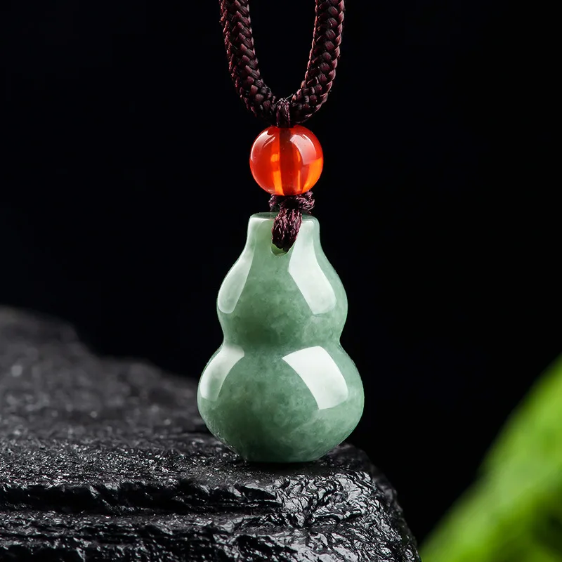 Necklace Pendant - Burma yeşim kabak kolye hediye lüks