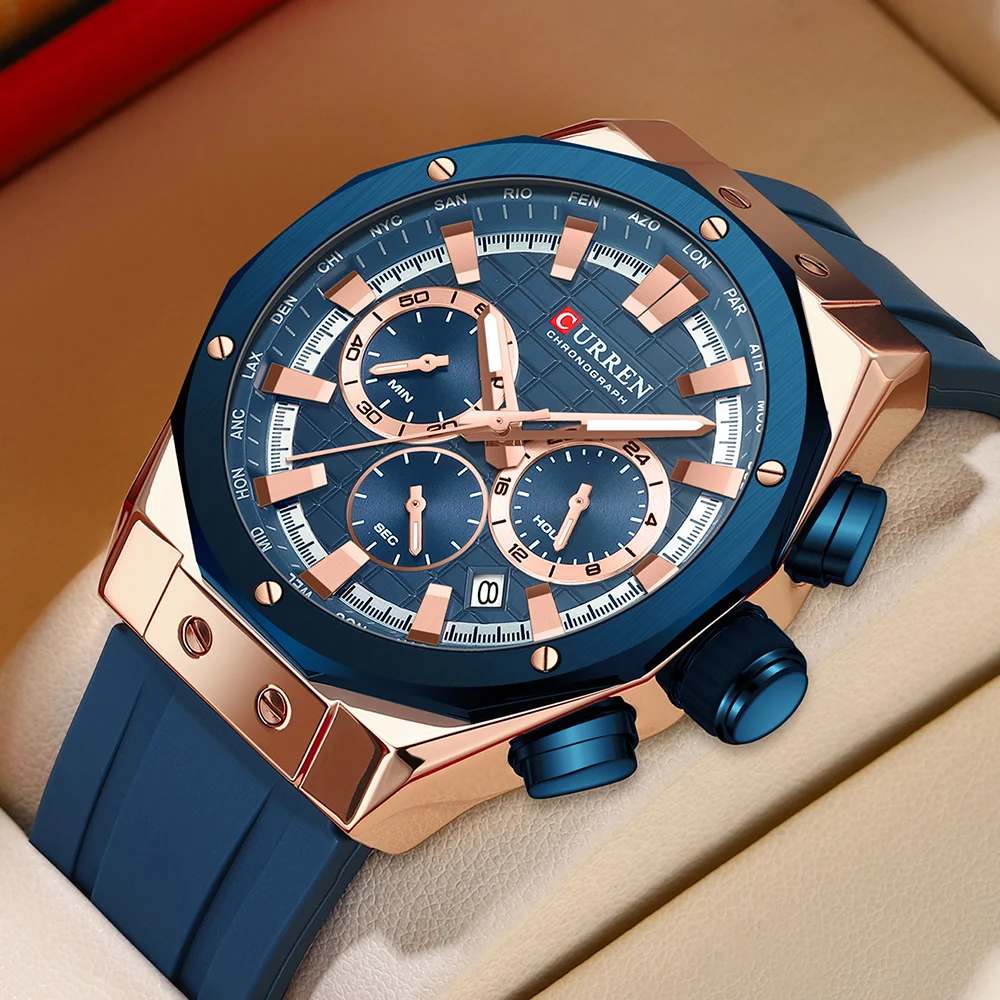 Jewelry Inspired Watches - CURREN lüks marka yüksek kalite erkekler