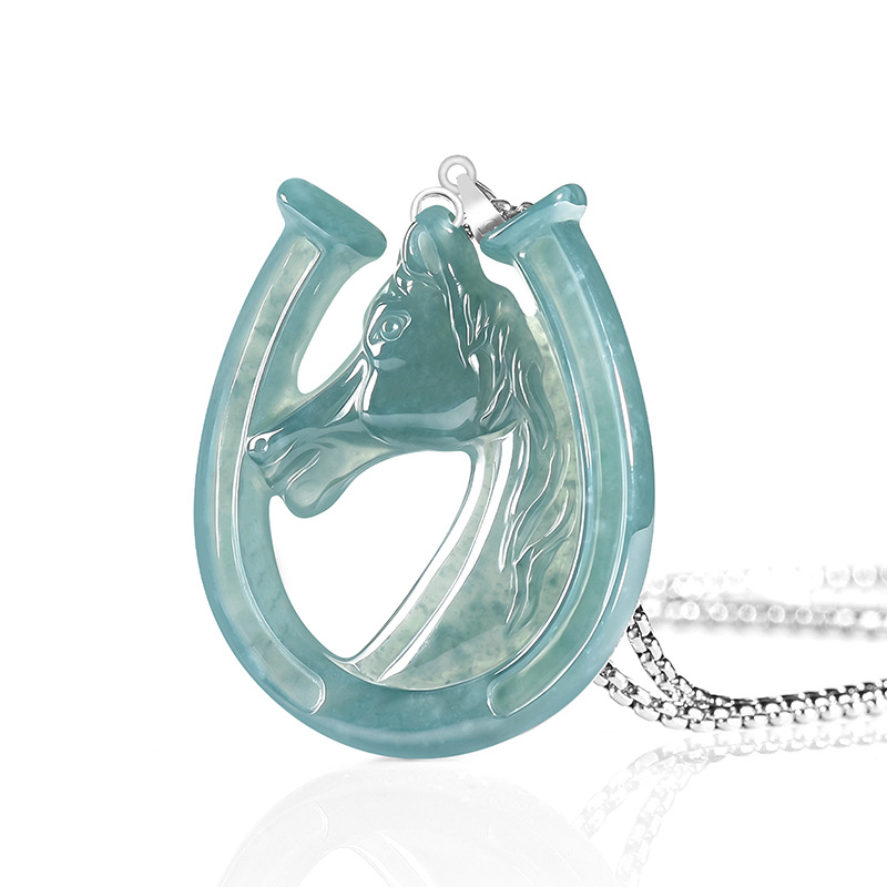 Jewelry & Watches Sp Z Oo Janów Lubelski - S925 Gümüş Doğal Mavi Su Yeşimi