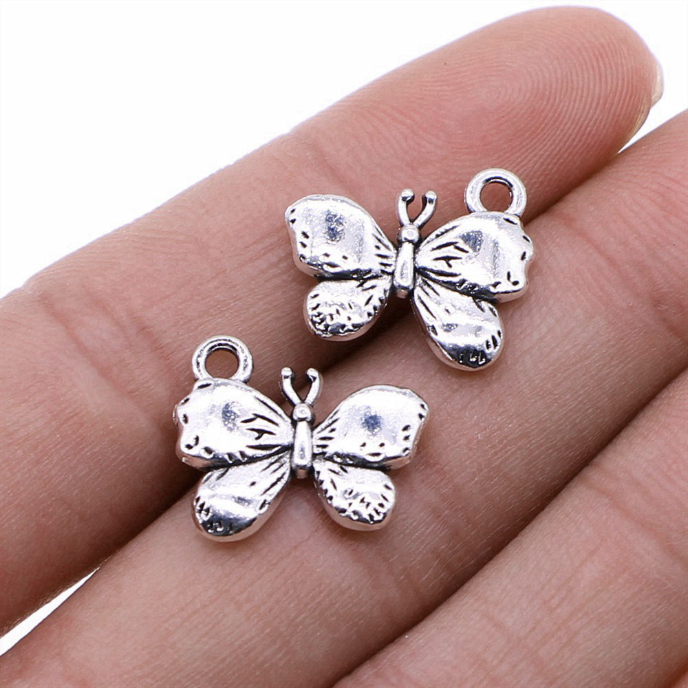 Butterfly Pendant Necklace - Kelebek Retro Böcek Şekilli Kolye Ucu
