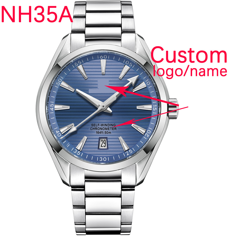 Jewelry And Watches - Lüks NH35 Mekanizmalı Özel Logolu 41mm