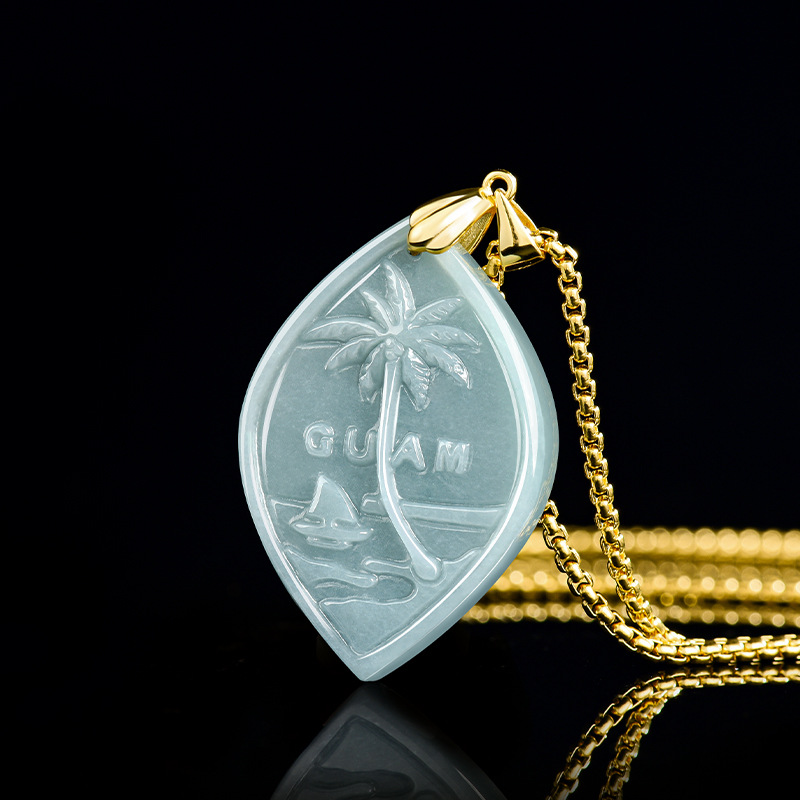 Pacific Jewelry & Watches Los Angeles - Doğal A dereceli Jadeit Mavi Su