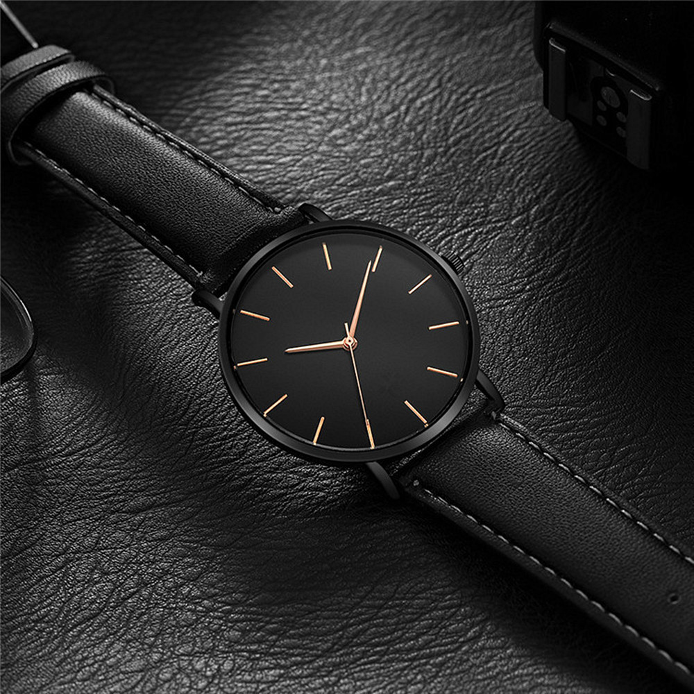 Jewelry Inspired Watches - Basit Stil Analog Kuvars Erkek Saat