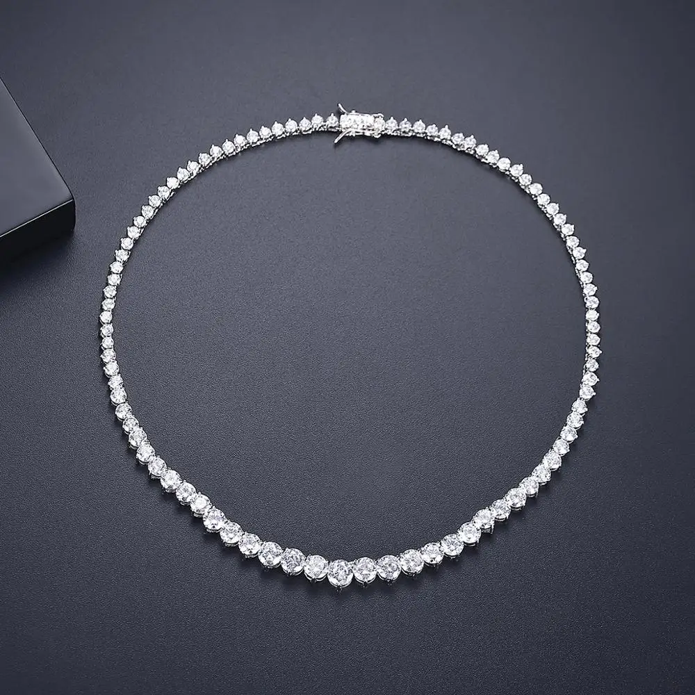 Lüks tasarımcı 7MM buzlu Out t - Crystal Choker Necklace incelemesi ve fiyatı