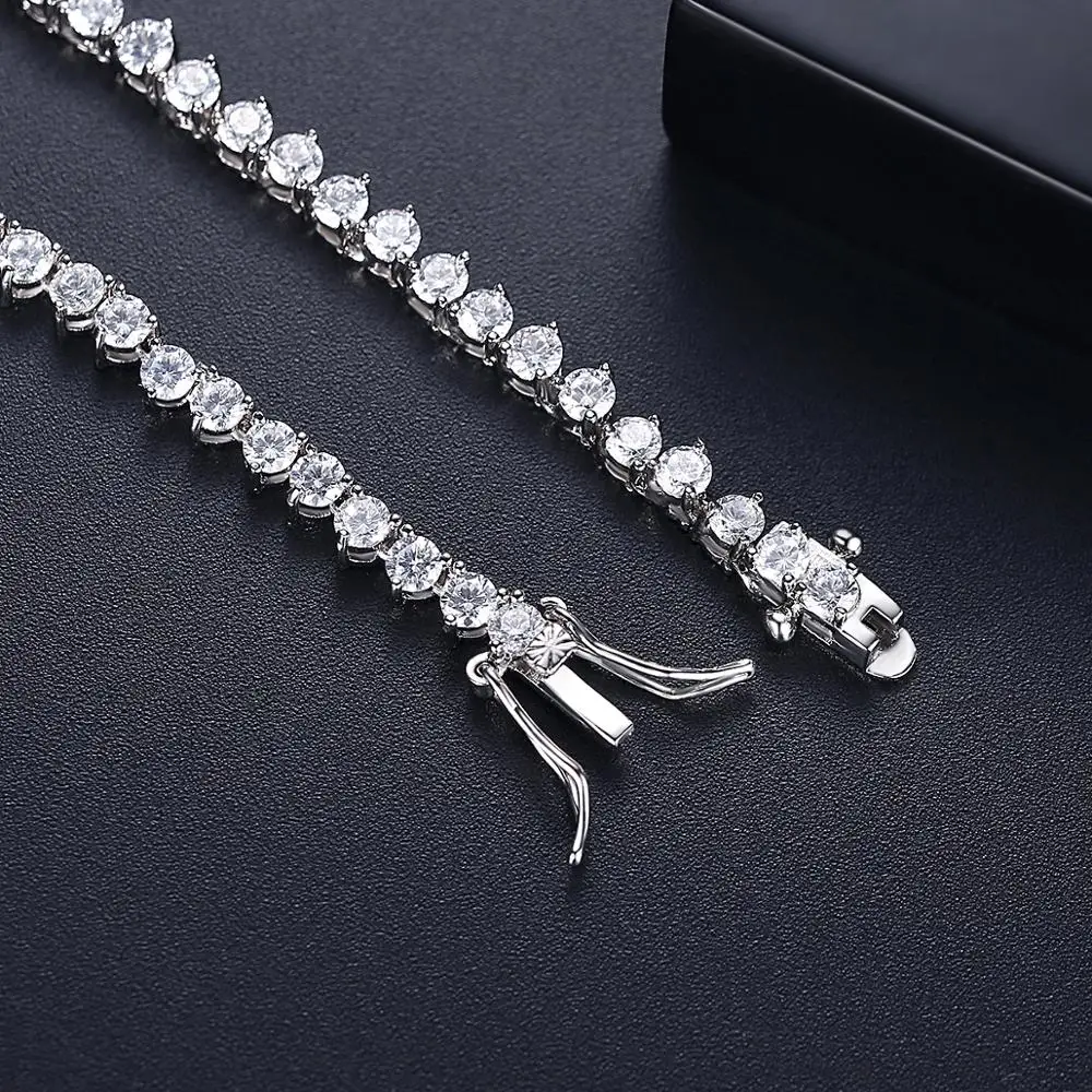 Lüks tasarımcı 7MM buzlu Out t - Crystal Choker Necklace incelemesi ve fiyatı