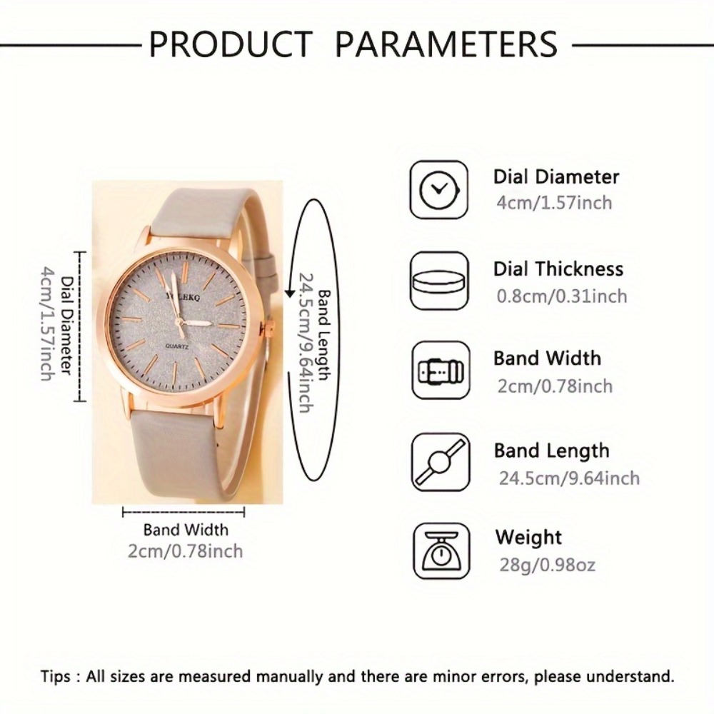 6 Parçalı Zarif Minimalist Kad - Unique Jewelry Watches incelemesi ve fiyatı