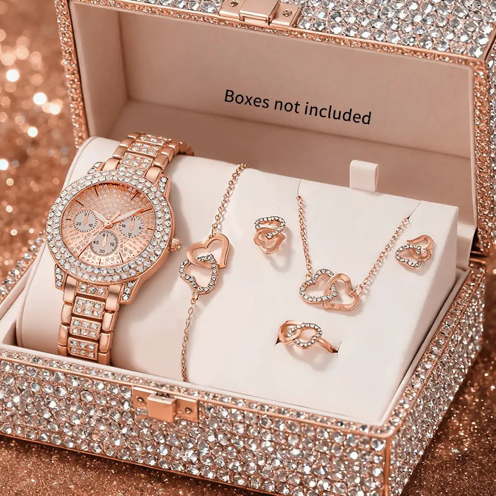 6 Parça Kadın Saat ve Takı Set - Unique Jewelry Watches incelemesi ve fiyatı