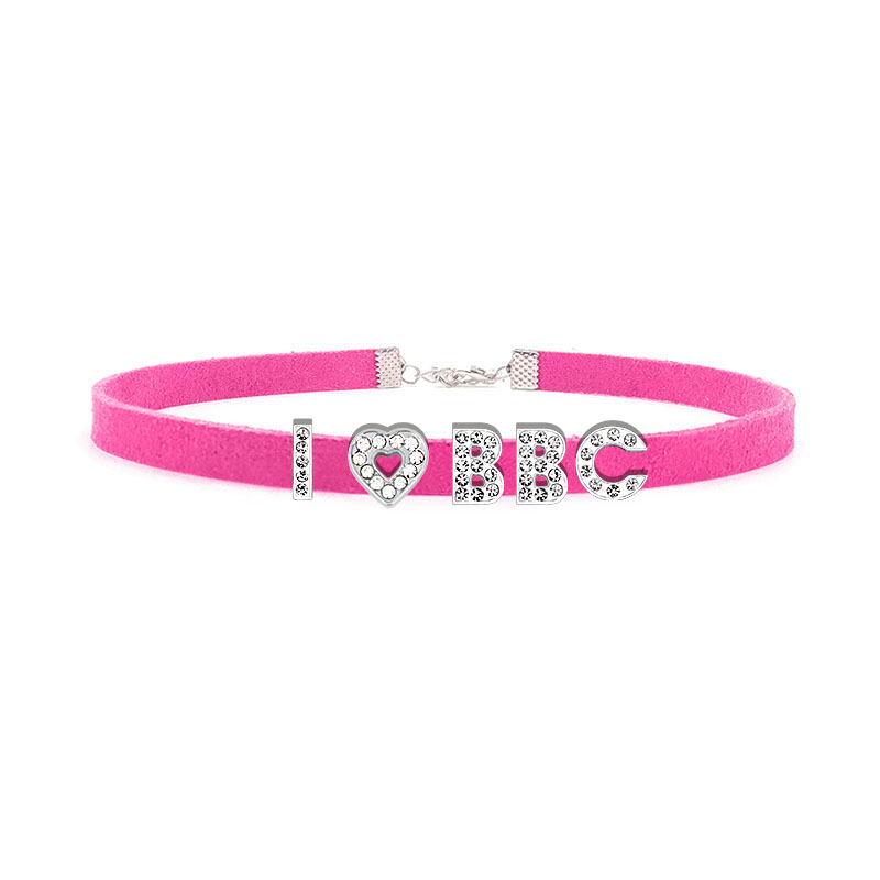 BBC seksi Rhinestone mektuplar - Crystal Choker Necklace incelemesi ve fiyatı
