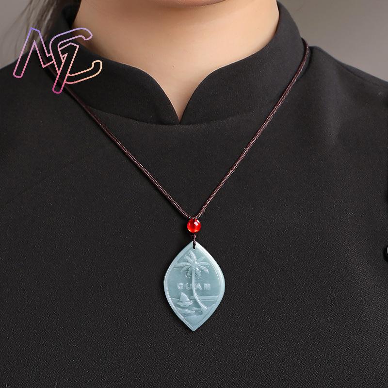 Myanmar Jadeite Pasifik Kolye  - Pacific Jewelry & Watches Los Angeles incelemesi ve fiyatı