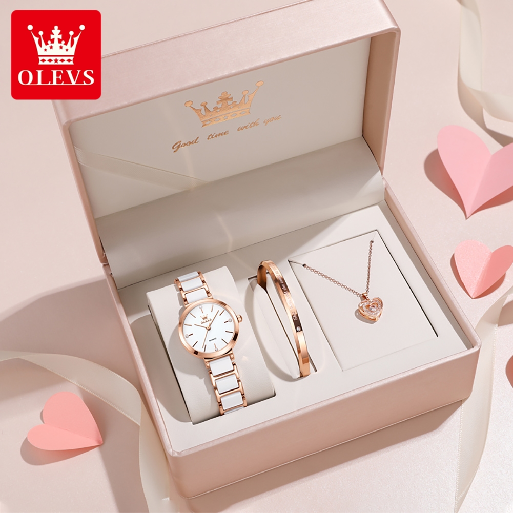 OLEVS Kadın Saati 5877 Lüks Za - Jewelry And Watches incelemesi ve fiyatı