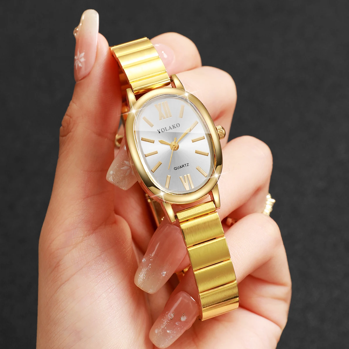 Moda Düzensiz Kadran Kadın Kuv - Jewelry Watches Gold incelemesi ve fiyatı