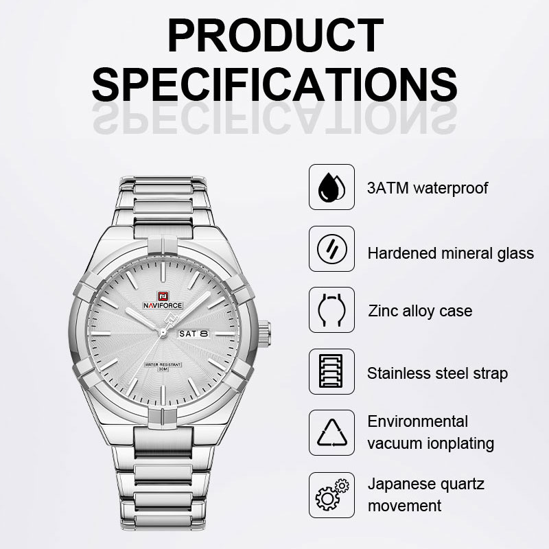 Üst Düzey Marka NAVIFORCE Erke - Jewelry Inspired Watches incelemesi ve fiyatı