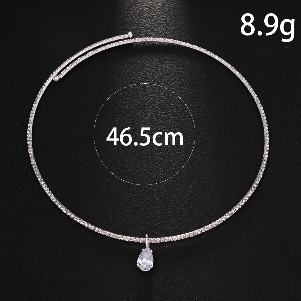 Stonefans Su Damlası Kolye Ger - Crystal Choker Necklace incelemesi ve fiyatı