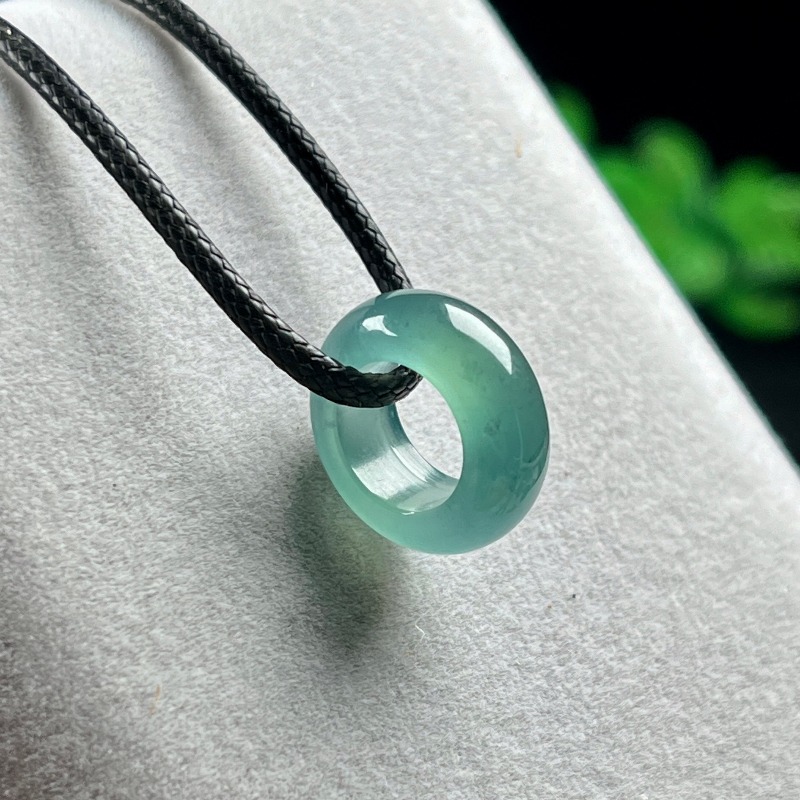 Doğal Zümrüt Mavi Su Şanslı Bo - Necklace Pendant incelemesi ve fiyatı
