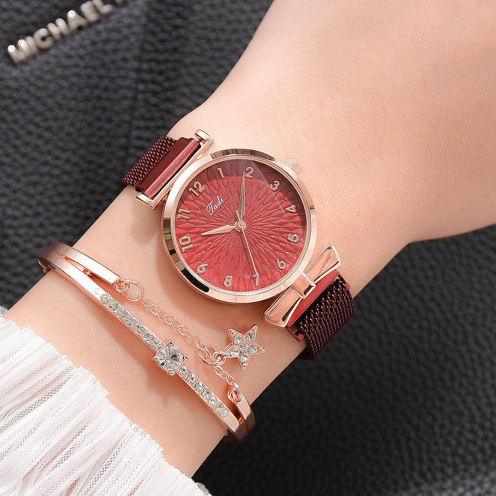 Kadın bilezik seti kuvars saat - Jewelry Watches Gold incelemesi ve fiyatı