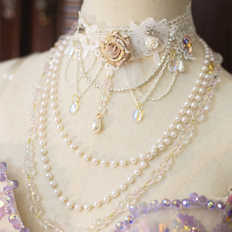 Japon Orijinal Ağır Muhteşem E - Crystal Choker Necklace incelemesi ve fiyatı